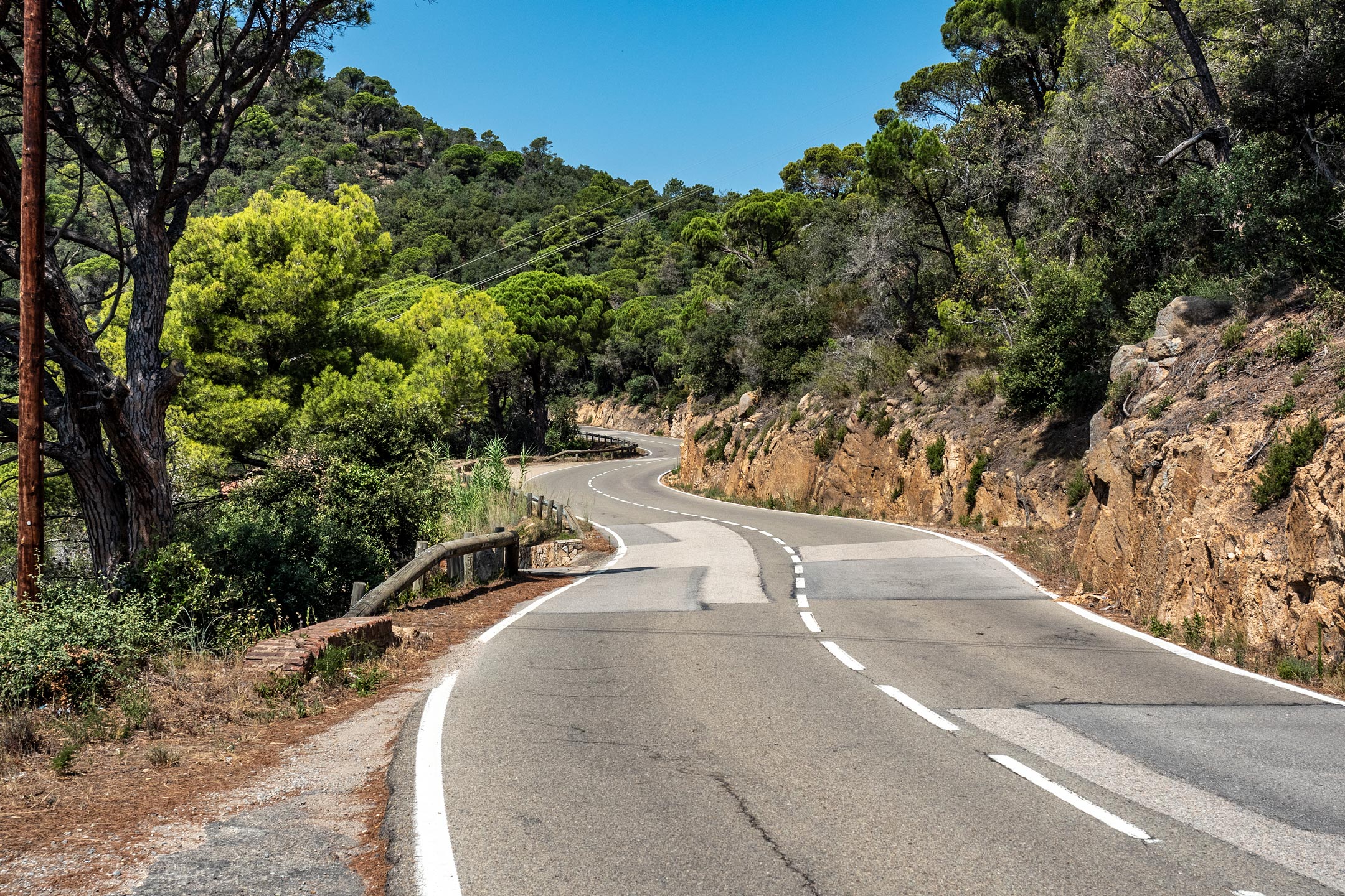 Road to Tossa de Mar