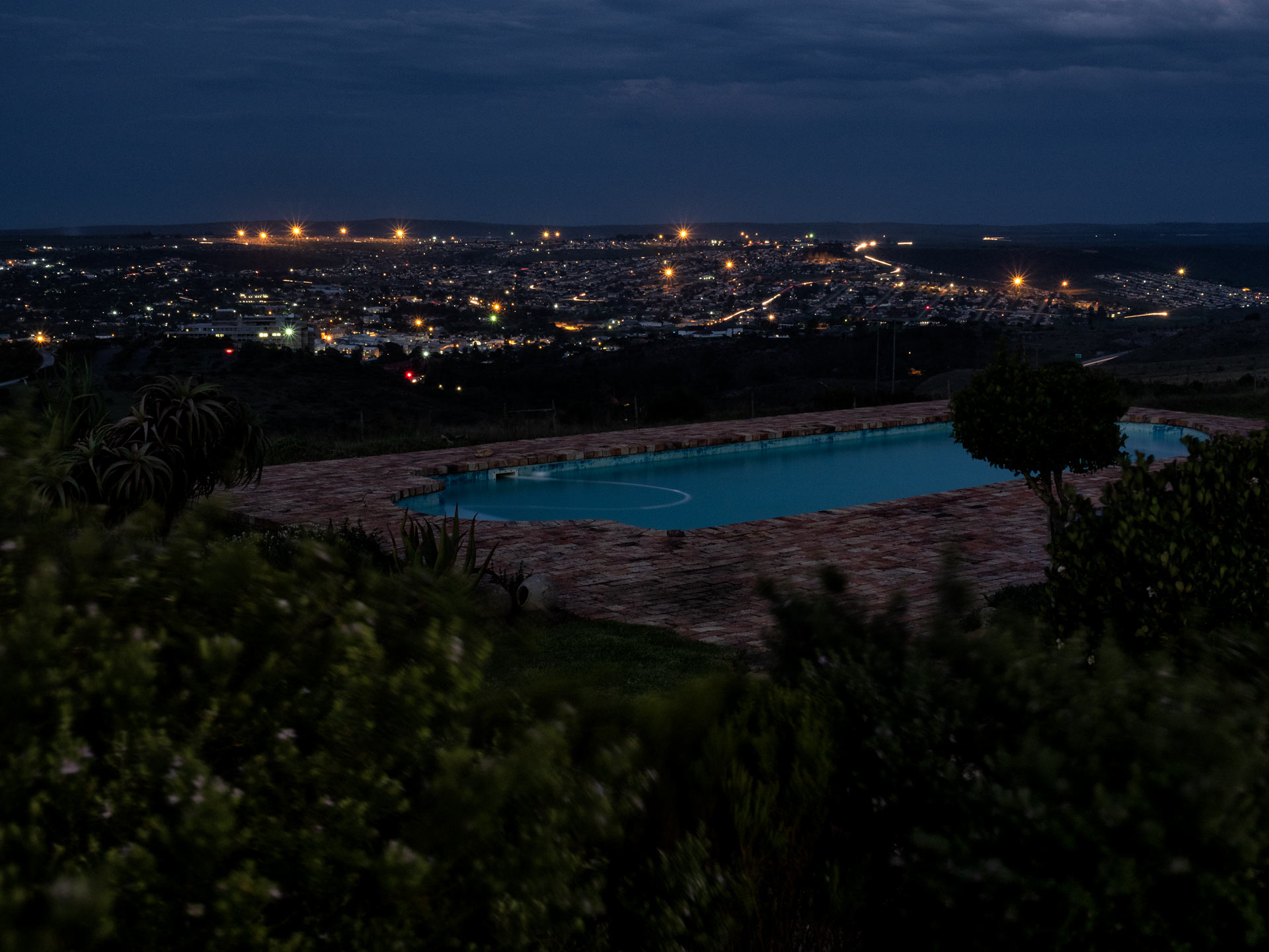 Grahamstown at night