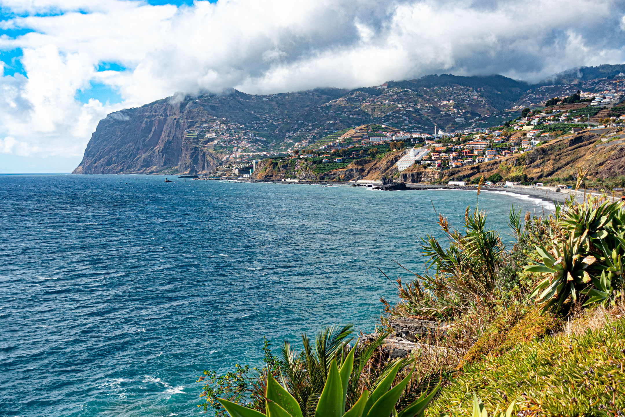 Funchal, Blick auf Camara de Lobos Bay