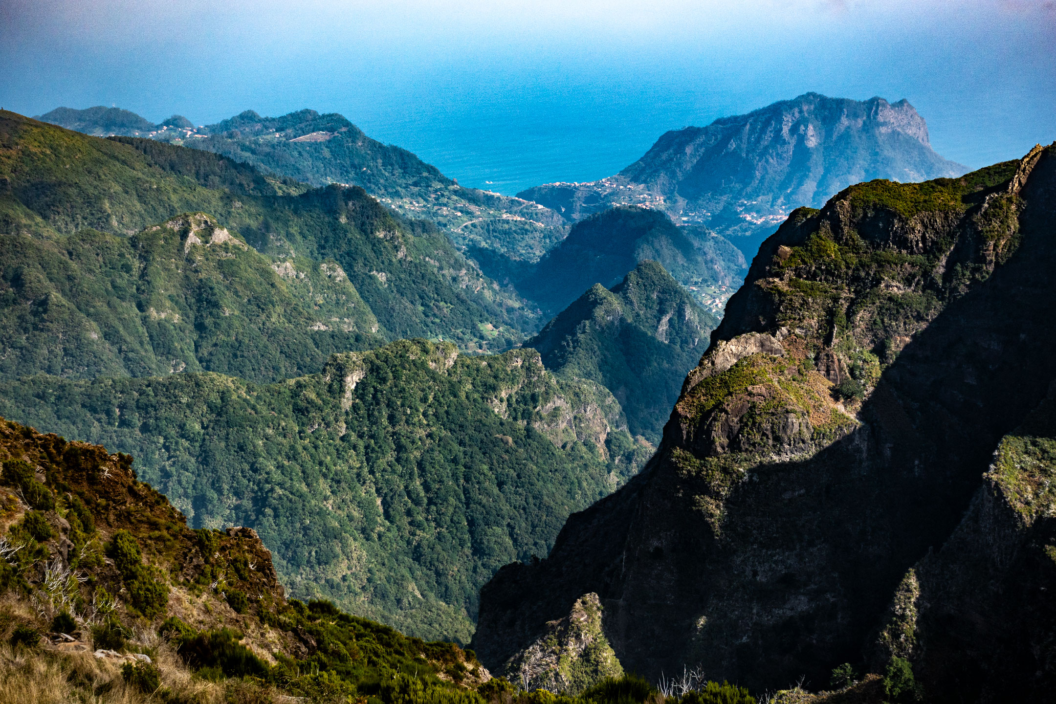 Weg zum "Pico do Arieiro" höchster Berg Madeiras