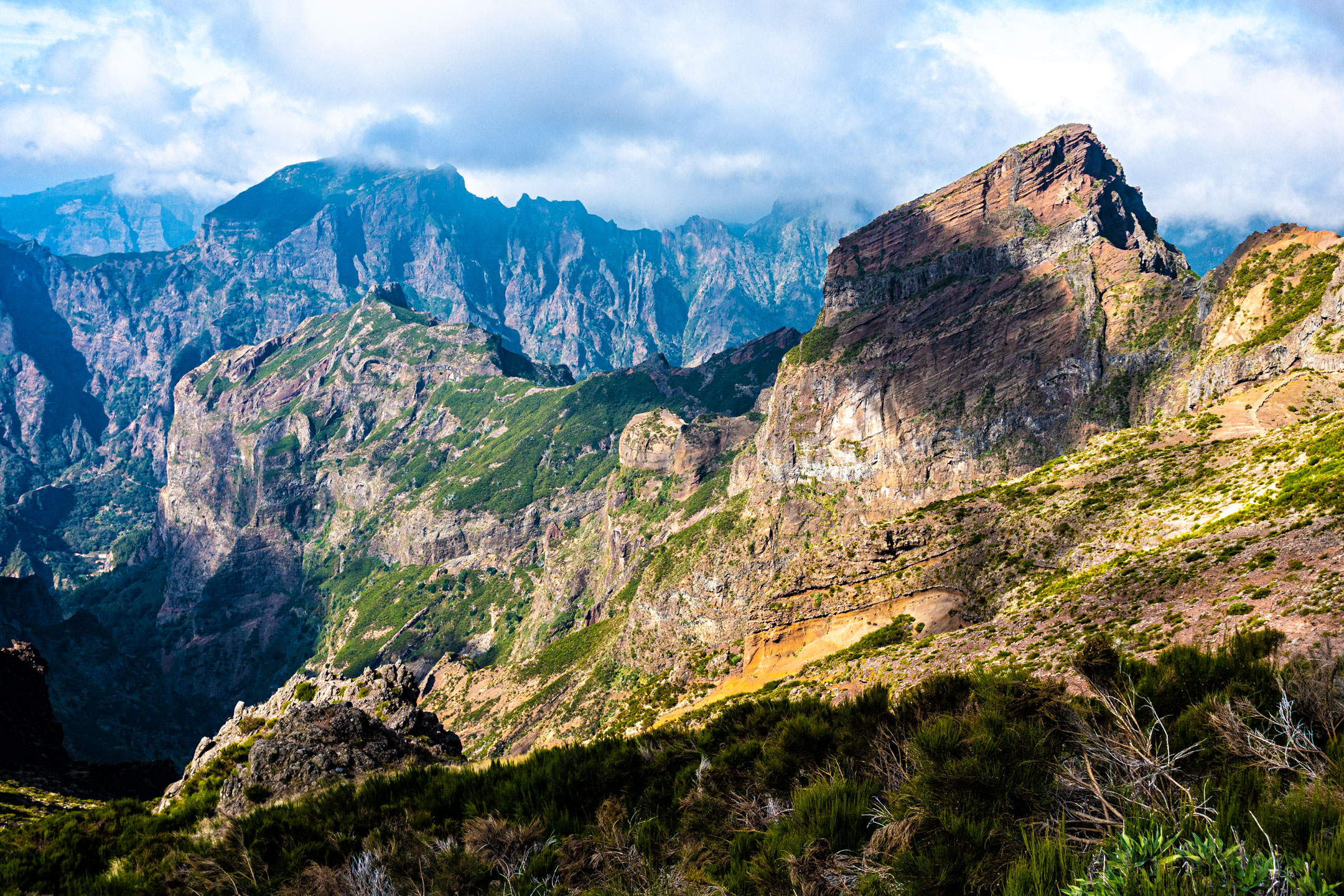 "Pico do Arieiro" höchster Berg Madeiras
