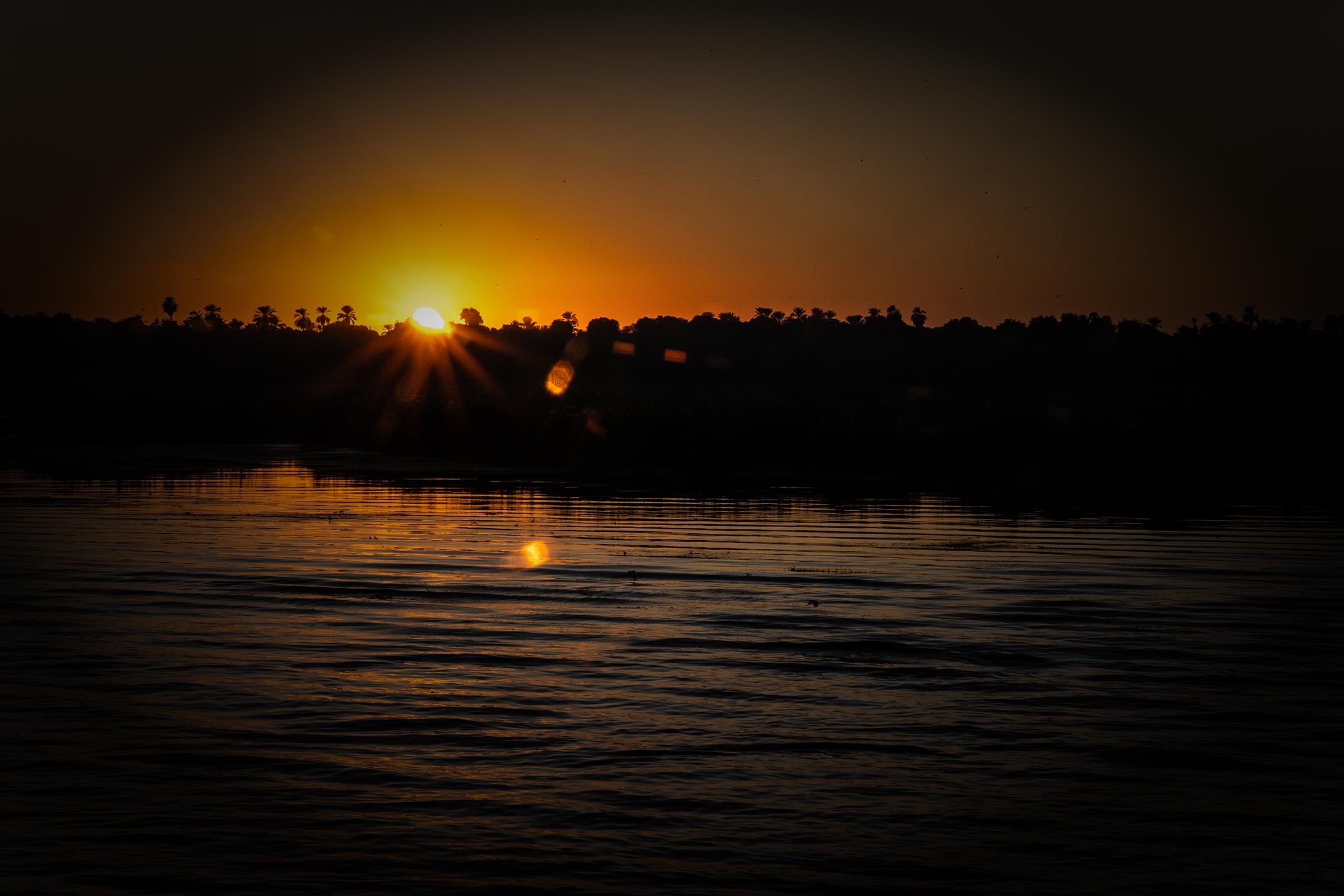 Sonnenuntergang am Nil