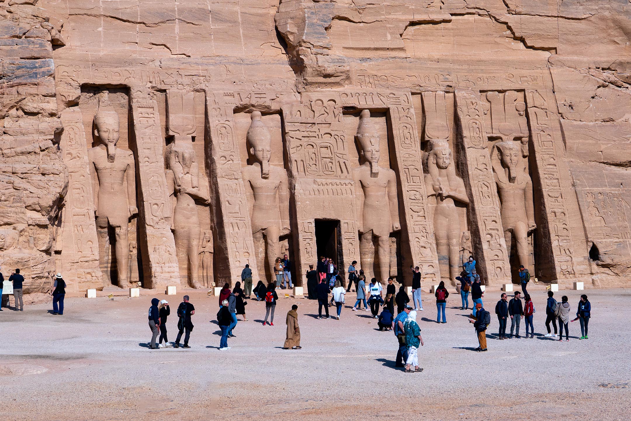Abu Simbel - kleiner Hathor-Tempel der Nefertari