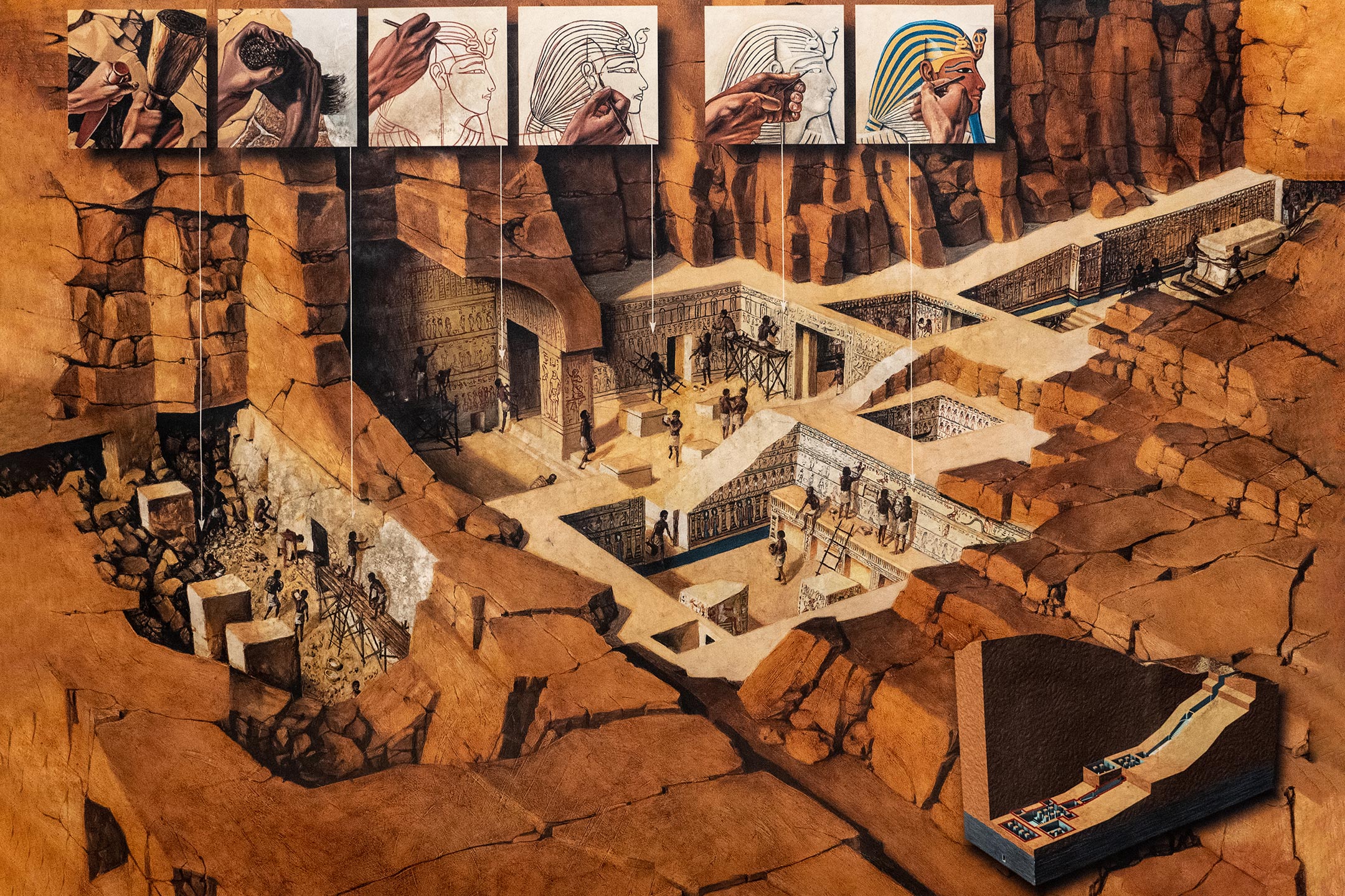 Tal der Könige - Infotafel