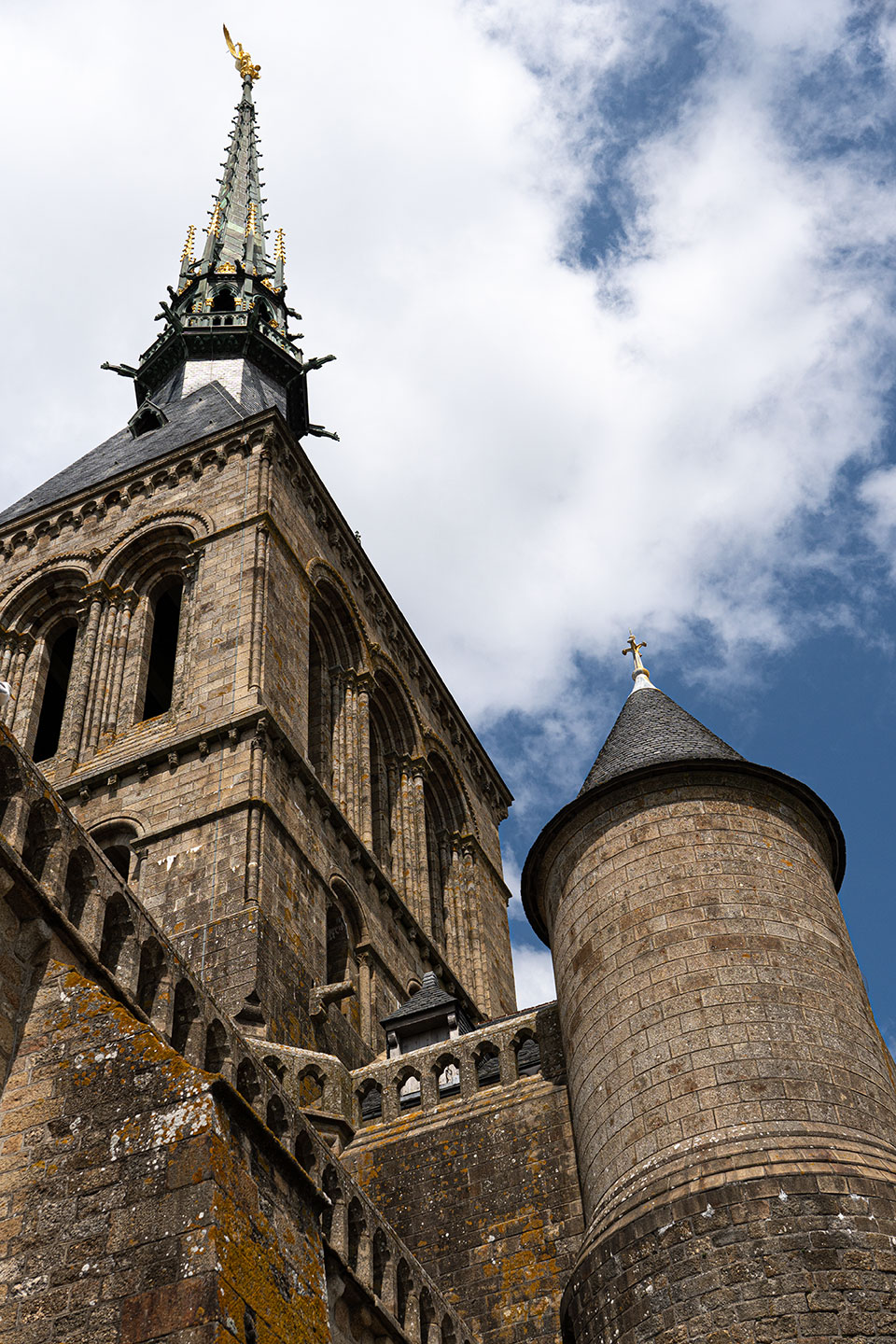 Cloître de l'abbaye du Mont-Saint-Michel