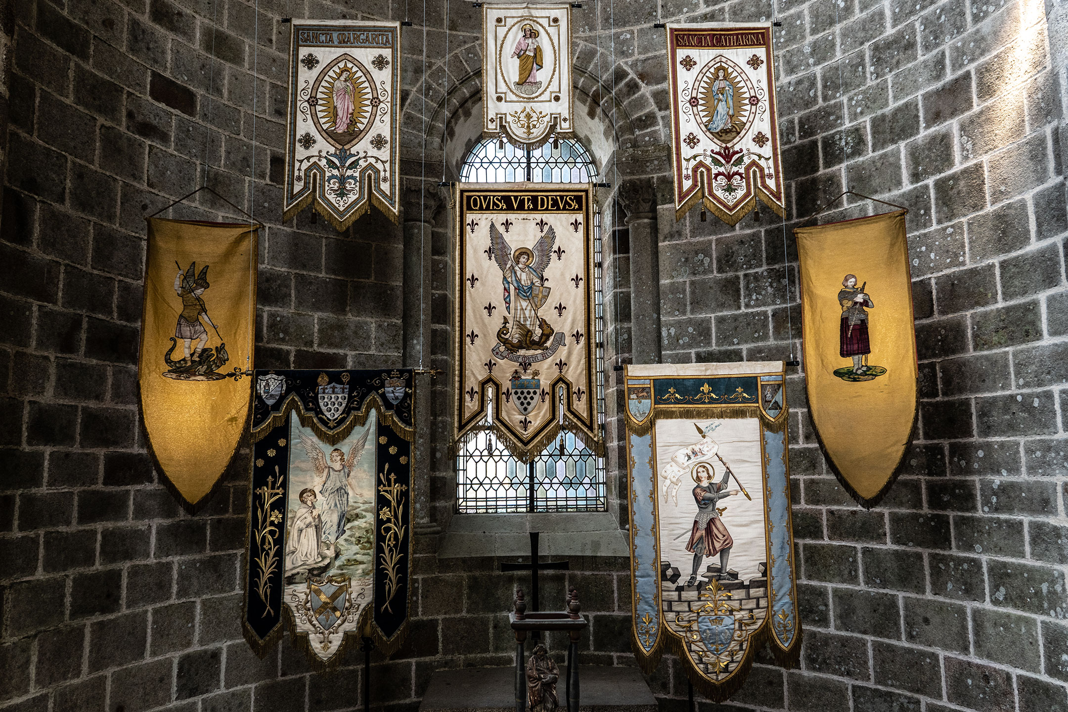 Cloître de l'abbaye du Mont-Saint-Michel