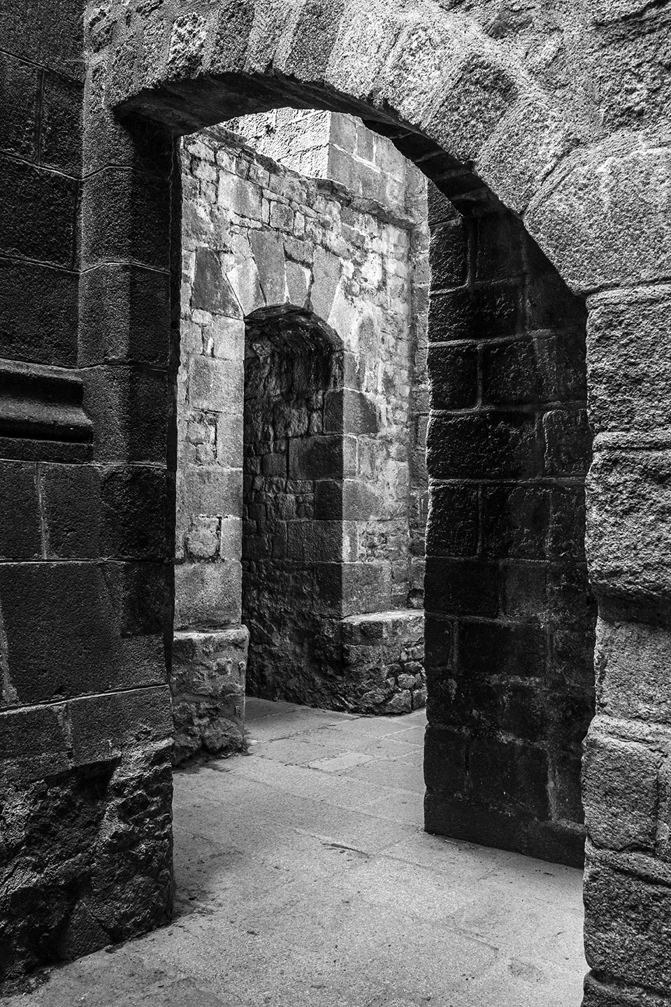 Cloître de l'abbaye du Mont-Saint-Michel