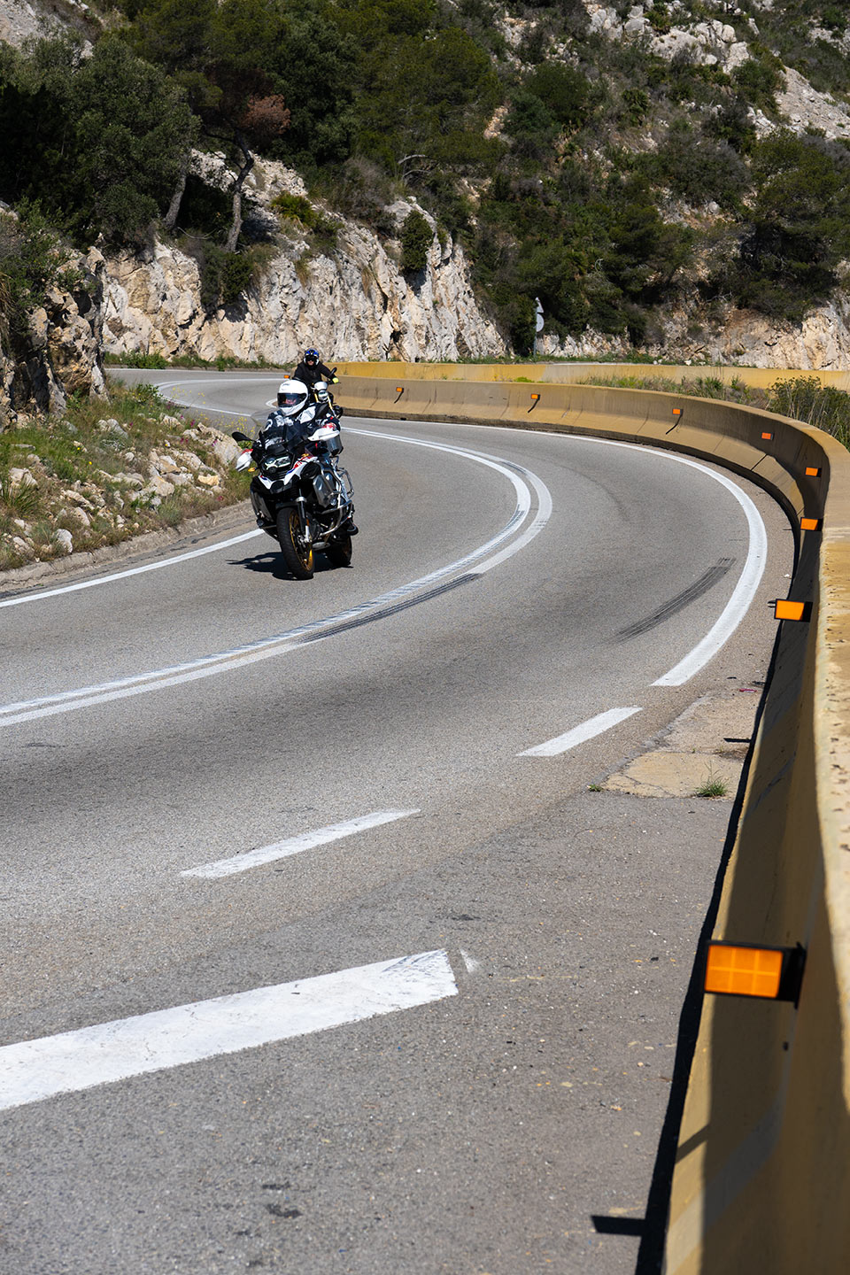 Passstraße von Sitges aus nach Barcelona