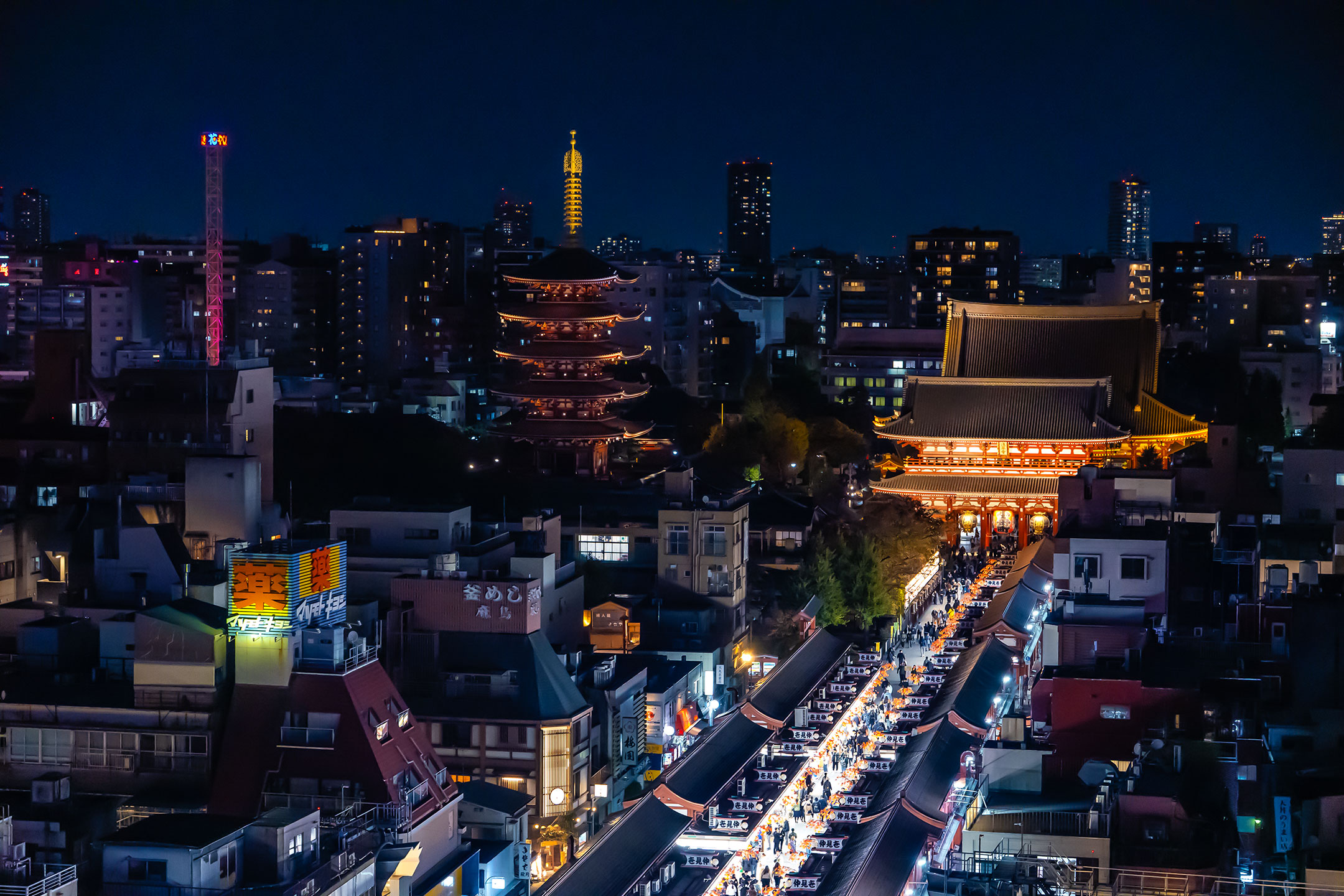 Tokyo Sensoji-Tempel in Asakusa
